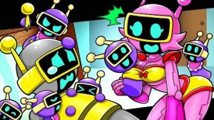 SPRUNKI Fun Bot & Pink Bot Kiss… and Boom!  #sprunki #Спрунки