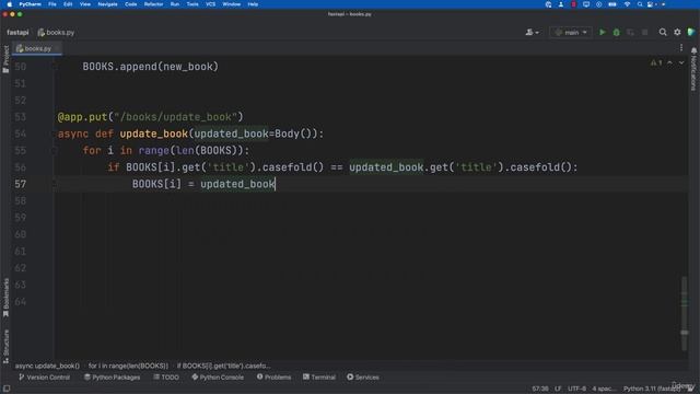 13. FastAPI Project Put Request смотреть онлайн