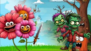 Растения против зомби, ЗА тобой цветы , боевой горох