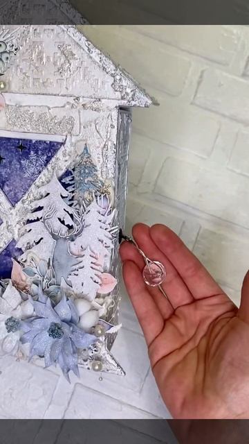 Новогодний фонарь, коробочка для подарка смотреть онлайн