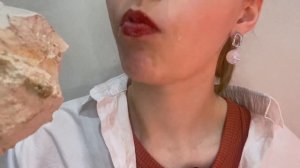 ASMR 🍑 | Глина Персик | Глухой хруст глиняной глыбой🧡