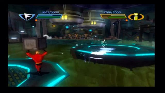 The Incredibles: Rise of the Underminer Game - Прохождение игры на PlayStation 2 [ смотреть онлайн