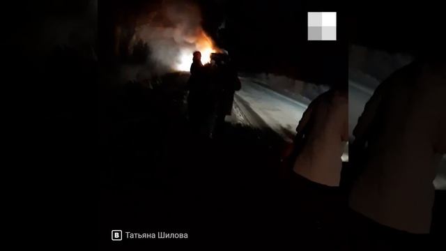 На трассе М-5 сгорел автобус | 74.RU смотреть онлайн