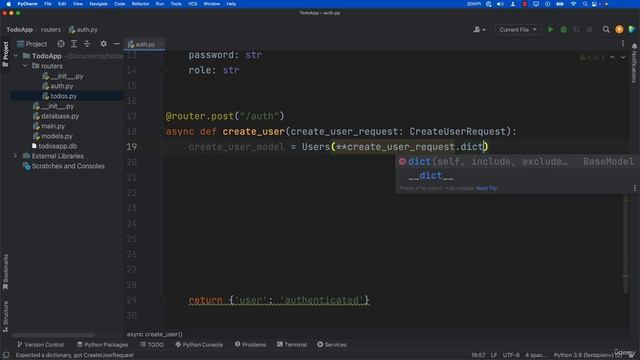7. FastAPI Project Create First User смотреть онлайн