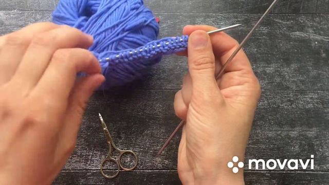 Вязание спицами. Платочная вязка смотреть онлайн