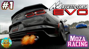 Assetto Corsa EVO🔴[Стрим #1] Первый запуск на Moza R3