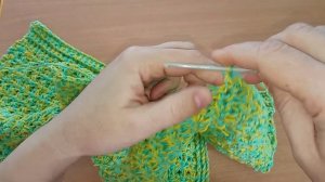 Подробный узор для пончо крючком