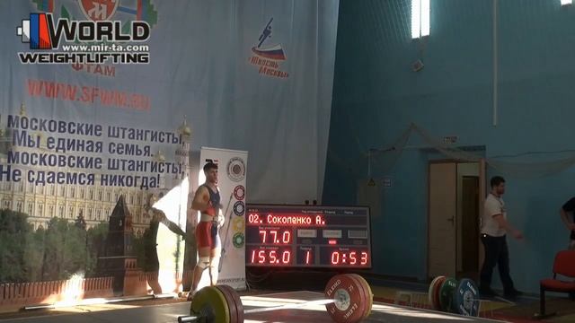 06-07.06.2015 (77-SOKOLENKO-125,130,133х/155,160,165х) Moscow Championship to 24 years смотреть онлайн