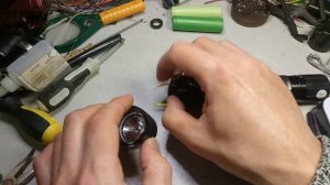 Ремонт шокера в фонарях Police BL-1101 и BL-1102