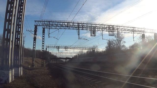 Электропоезд ЭД4М-0140 сообщением Сергиев Посад - Москва смотреть онлайн
