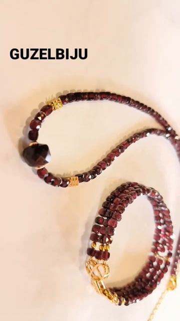 Гранатовый браслет и чокер из граната +79393411886