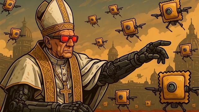 Cyber Pope & Drones смотреть онлайн