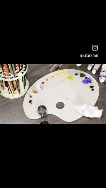 Как написать лёгкий летний пейзаж маслом🎨🖼️ #живоп? смотреть онлайн