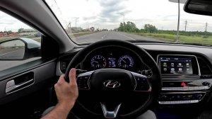 2017 HYUNDAI SONATA 2.0L 151HP POV TEST DRIVE