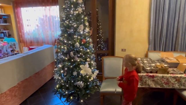 Наряжаем новогоднюю елку всей семьей! У Ани есть свои ? смотреть онлайн