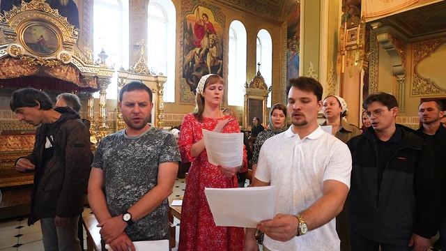 Фрагменты богослужения - благодарственный молебен за дарование победы смотреть онлайн