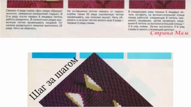 Варианты вязания спицами сквозных узоров для платьев, пуловеров и кофточек смотреть онлайн