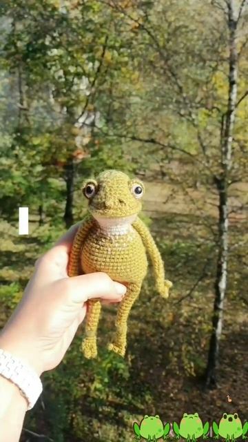 самая милая/ страшная или странная амигуруми? как по Вашему мнению? Лягушка крючком. #frog #лягушка смотреть онлайн