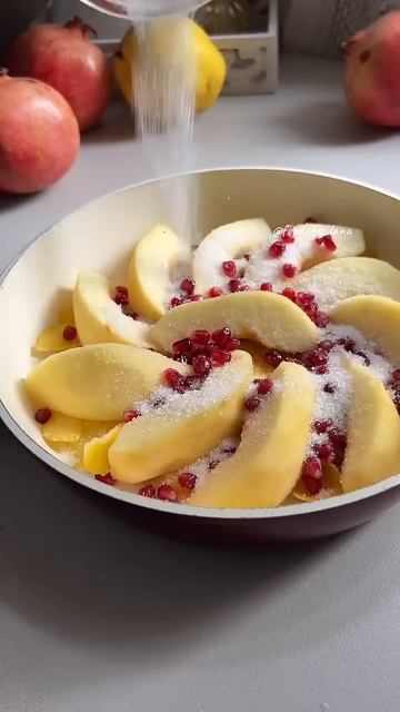 Любимый десерт  Хюррем Султан. Айва в гранатовом сироп