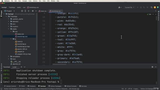 6. FastAPI Full Stack - CSS & JS смотреть онлайн