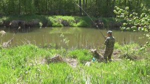 Рыбалка 7 мая на малой реке на поплавок - новые знания по весенней рыбалке на малой реке!