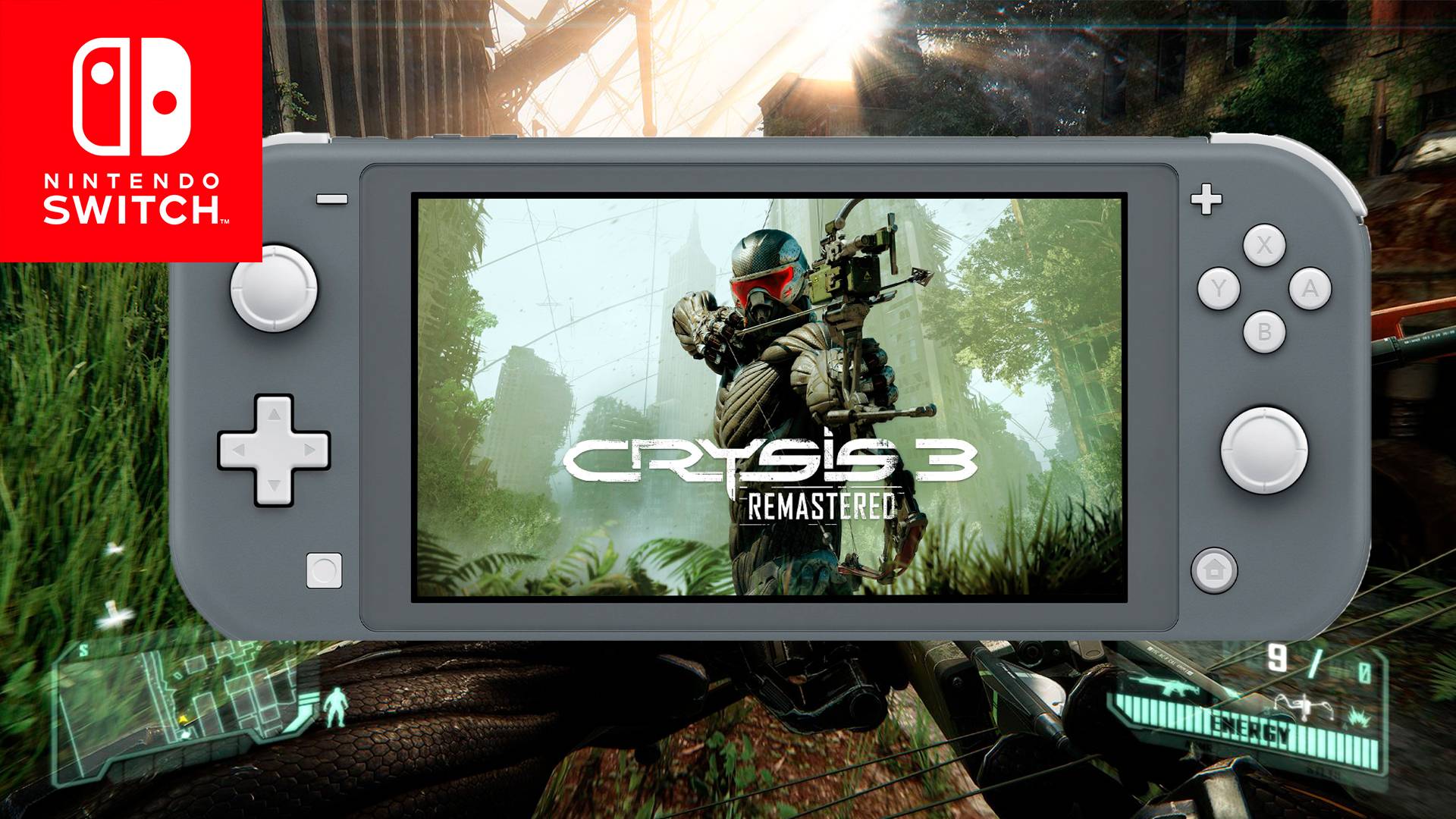 Crysis 3 Nintendo Switch Lite Gameplay - FPS Monitor