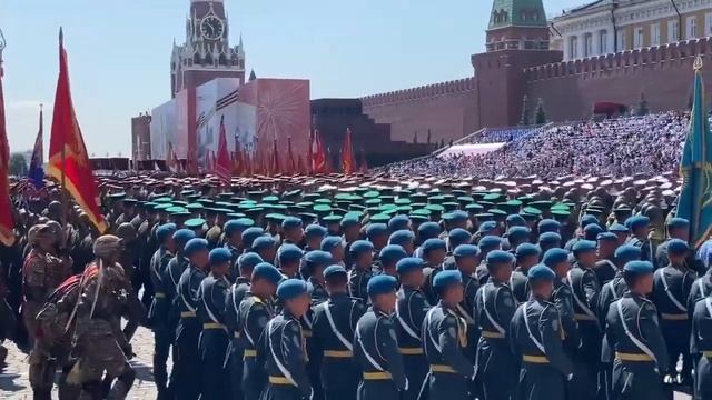 Парад Победы !!! Пеший проход войск