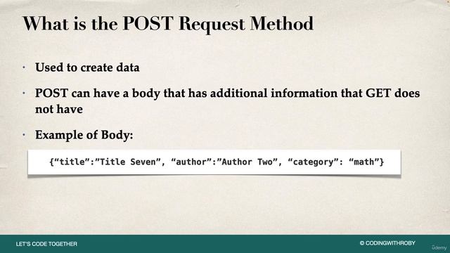 10. FastAPI Project Post Request Overview смотреть онлайн