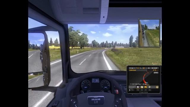 Euro truck simulator 2 миллиардер #10 едем из Warszawa в Bialystok смотреть онлайн