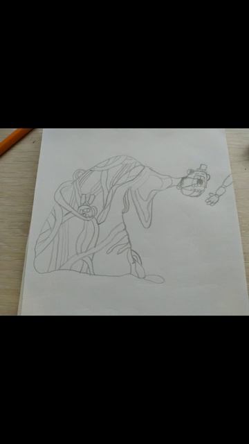 как нарисовать блоба из фнаф с помощью чёрной ручкой смотреть онлайн