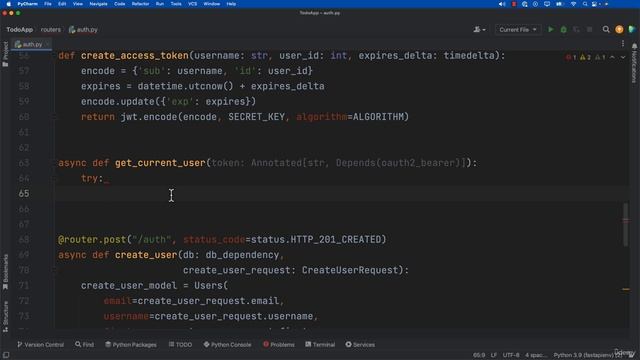 13. FastAPI Project Decode a JSON Web Token (JWT) смотреть онлайн