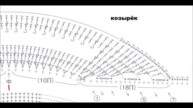 кепка крючком виноград схемы смотреть онлайн