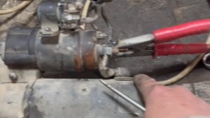 Проверка стартера от КАМАЗа на полу