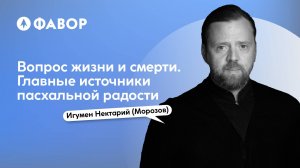 Вопрос жизни и смерти. Главные источники пасхальной радости | Игумен Нектарий (Морозов)