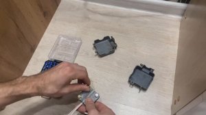 Соединение проводов с помощью ореха Ключом трещоткой