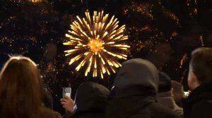 Праздничный салют в Минске в честь Дня Победы