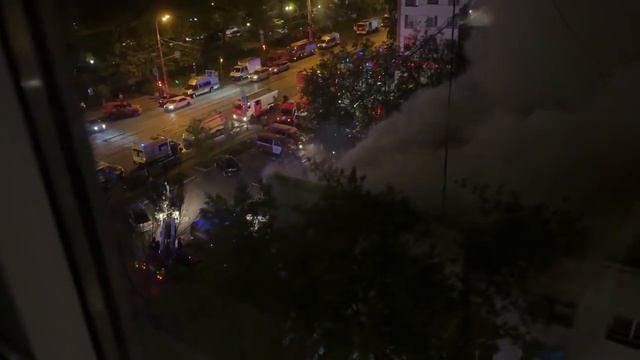 опять #пожар 19.05.2024 на ул.Щербаковская, 5А #управа #соколинаягора как это было, подробности #ва