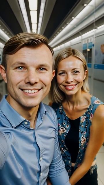 Юрий Гагарин в Московском метро смотреть онлайн