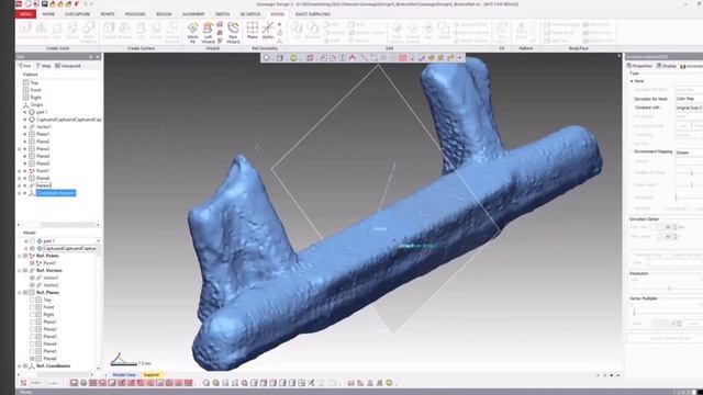 Реверс - инжиниринг в Geomagic Design X смотреть онлайн