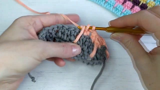 👍вязать ЕГО одно УДОВОЛЬСТВИЕ ❤️ из разной пряжи - СУПЕР результат /crochet pattern смотреть онлайн