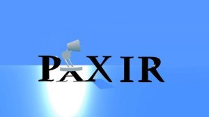 Заставка Pixar, но лампа прыгает на букву А