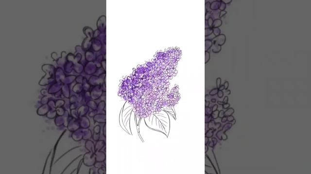 С Днем Победы! НейроАрт - Ветка сирени - символа свободы, мира, надежды, любви и героизма. смотреть онлайн