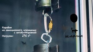 Амуниция для собак от Шарик Дог. Испытание на прочность. Часть 2: карабины.