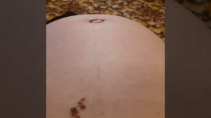 Шевеление ребёнка в животе.33-недели!