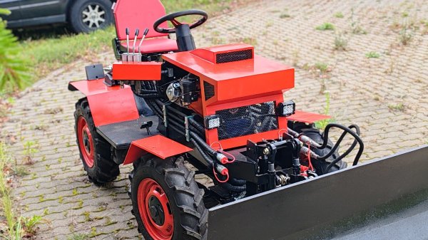 Минитрактор полный привод своими руками