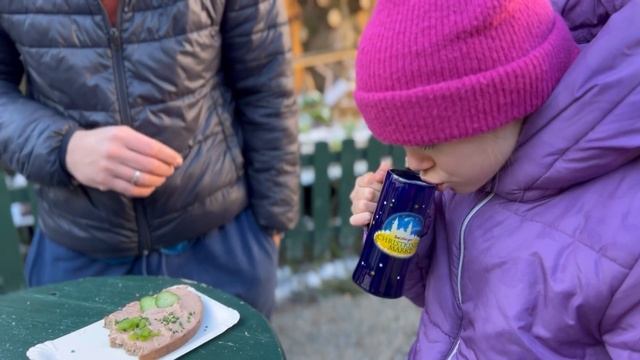 Рождественская ярмарка в Зальцбурге. Пробуем еду.