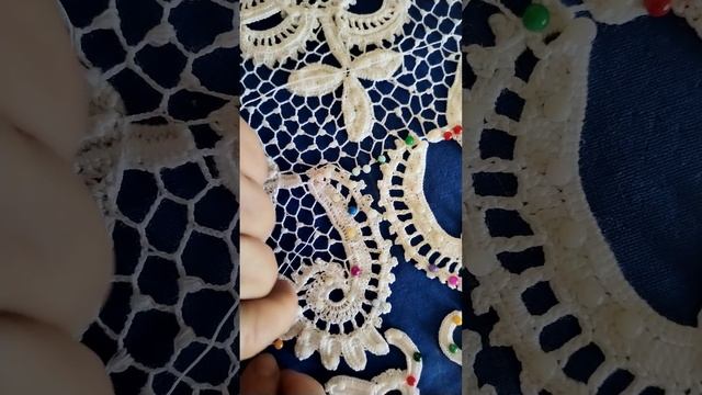 Вязание Ирландского кружева, сеточка, некоторые нюансы её вязания, croche смотреть онлайн