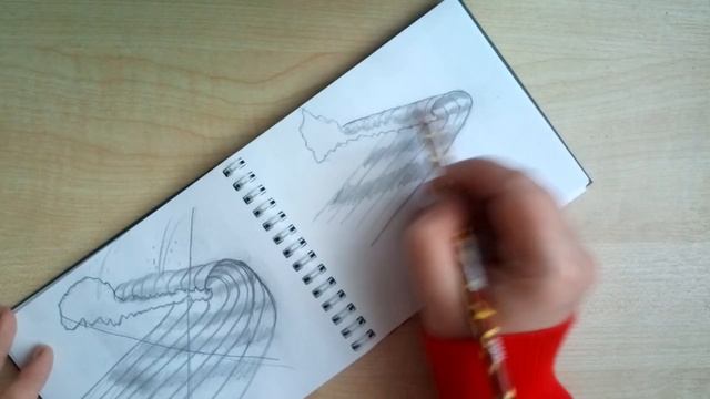 Учусь рисовать по книге. Шестнадцатый день. Волна смотреть онлайн