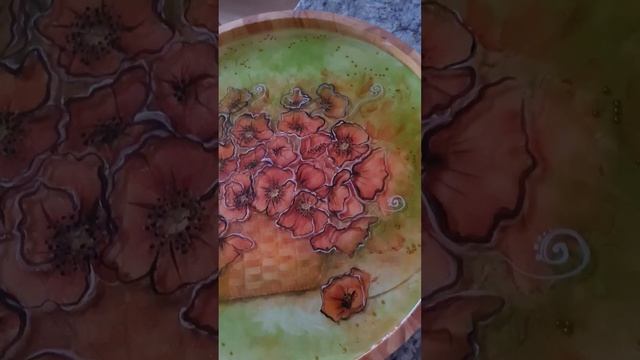 Сделала поднос в подарок и заодно опробовала смолу в б смотреть онлайн