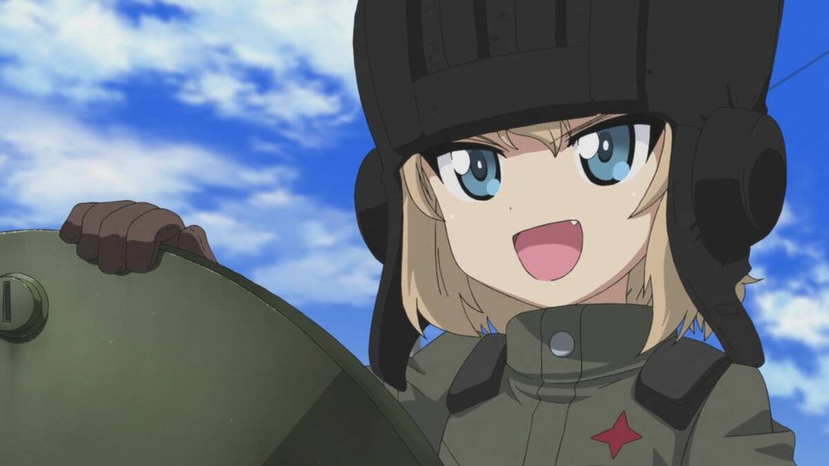 Катюша - аниме версия из "Девушки и танки" смотреть онлайн